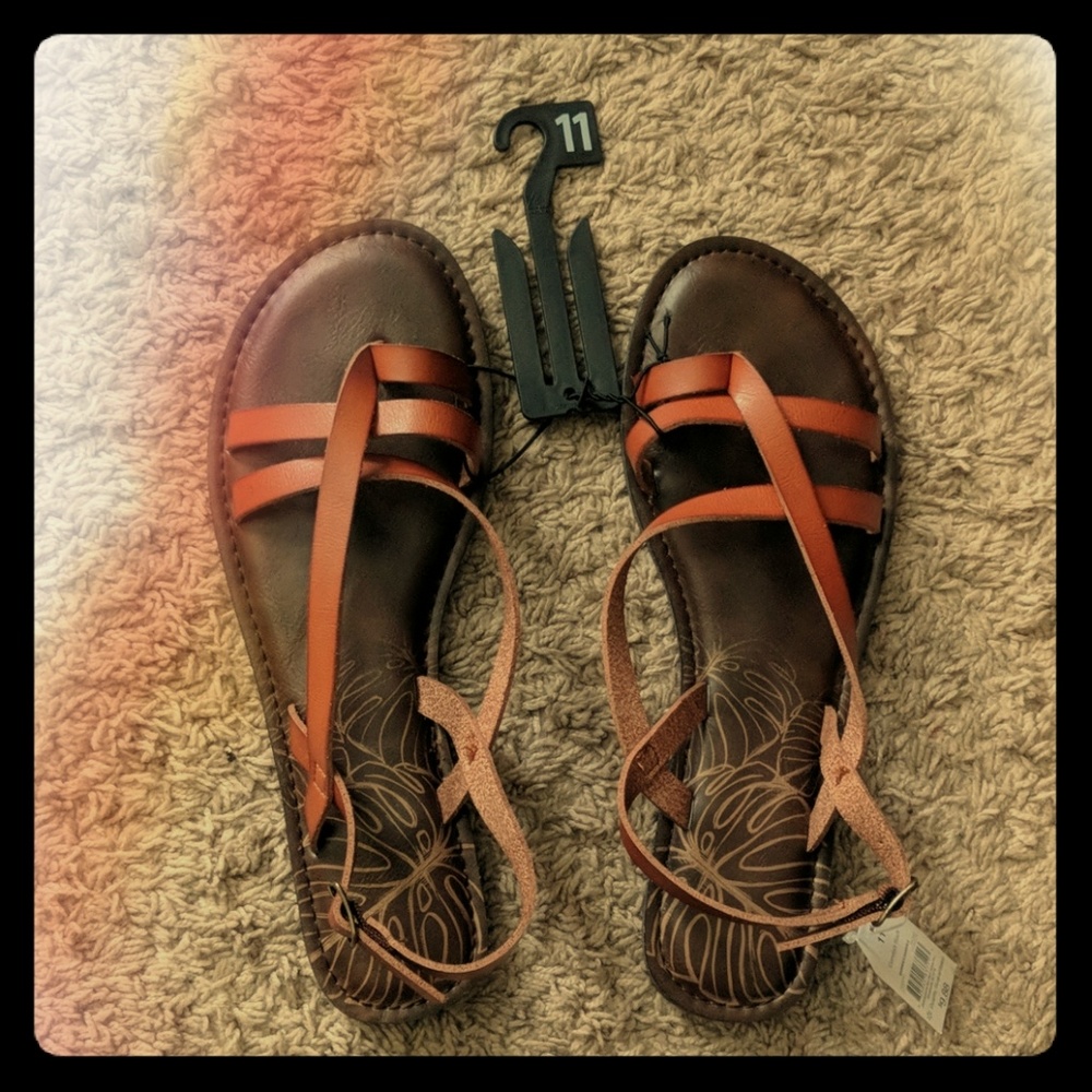 Brown summer sandals